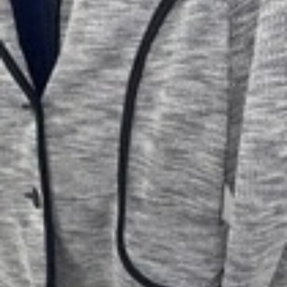 Anthropologie Cartonnier Grey Black Trim Blazer Jacket - Picture 5 of 5